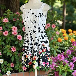 American Living Dress Floral Fit and Flare Sleeveless Size 12